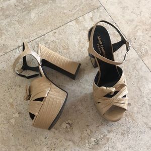 SAINT LAURENT CANDY PLATFORM HEELS